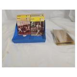 Vintage 1970s Sportscaster Cards and Tray, Sleeves