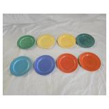 8 Vintage Homer Laughlin Harlequin Plates