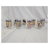 8 Vintage 1980s/90s Promo The Flintstones Glasses