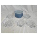 23 Vintage Anchor Hocking Bubble Desert Plates