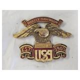 Vintage Harley Davidson Motorcycle Tank Badge