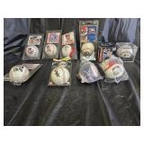 10 Assorted Advertising Baseballs