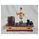 Vintage Cast Iron Trick Dog Mechanical Coin Bank
