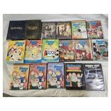 The Lord of the Rings and Family Guy DVDs