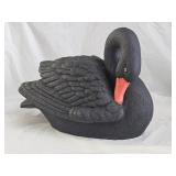 Hand Painted Resin Swan Sculpture