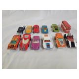 12 Matchbox, Hot Wheels and Other Diecast Cars