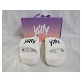 New Yitty Pet Me Velcro Platform Slippers