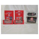 3 Nascar 1:64 Scale Diecast Cars