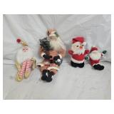 4 Vintage Santa Claus