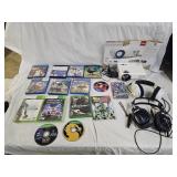 Assorted Video Games, Headsets, Projector