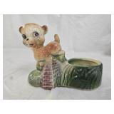 Vintage 1940s Ceramic Lamb Planter