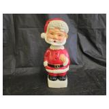 Vintage Chalkware Santa Claus Nodder Coin Bank