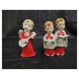 2 Vintage Japan Chior Boy & Angel Figurines