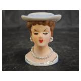 Vintage Japan Lady Miniature Head Vase