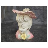 Vintage Lefton? Japan Lady Head Vase