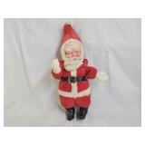 Vintage 20" Stuffed Rubber Face Santa Claus