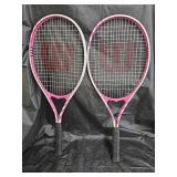 2 Wilson Triumph Tennis Racquets