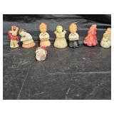 8 Vintage Tavern Novelty Figural Christmas Candles