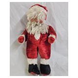 Vintage 28" Stuffed Rubber Face Santa Claus