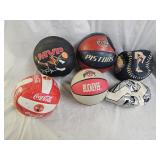 Basketballs, Volleyball, Soccer and Kick Balls