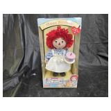NIB Porcelain Raggedy Ann Happy Birthday Doll