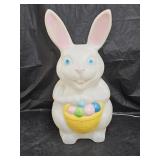 Vintage 23" Easter Bunny Lighted Blow Mold