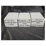 1988 Topps, 1992 & 1994 Conlon Sports Cards