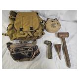 Tools, Vintage Canteen, Flashlight, Bags