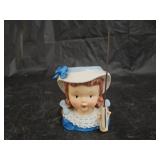 Vintage 1950s Napco Girl Head Vase