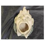 Schafer & Vater Porcelain Grotesque Face Ashtray