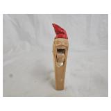 Vintage Hand Carved Wood Santa Claus Nutcracker