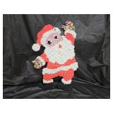 Vintage 1960s/70s Popcorn Plastic Santa Claus