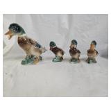 Vintage Royal Copley Mama & Baby Ducks