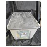 12 Gallon Tote of Easter Decorations