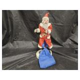 Vintage 1969s Paper Mache Santa Claus Figurine