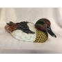 Beautiful poly resin duck decoy
