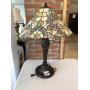 Beautiful Tiffany style stained glass lamp, large