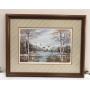 "Quiet Haven" by Ralph Furmanski, framed & matted