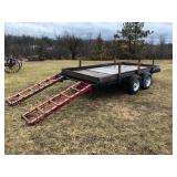shop built flatbed w/ramps