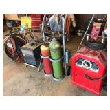 tanks, torches, welder