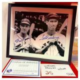 Williams and Musial Signed Photo with COA