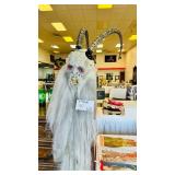 Krampus Horror Mask Full Head Latex with Hair