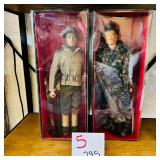 Set of 2 1 6 Scale Military Action Figures