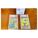 TGC Certified Pokemon Cards Graded 10 Pair