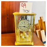 Danbury Brass Quartz Mantel Clock Pendulum