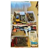 Mixed Hand and Power Tool Lot with Drill