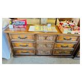 Spanish Colonial 2pc Bedroom Set Dresser and Chest