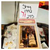 1992 Hoops Shaquille ONeal Rookie PSA NM 7