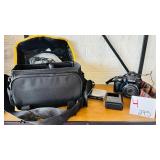 Canon PowerShot Camera with Case and Bag