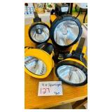 Set of 4 Heavy Duty Spotlights